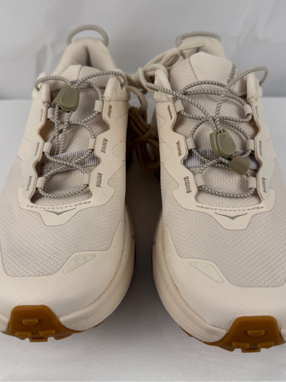 HOKA Transport Women’s Size 8 EU 40 Cream Beige Vibram Sneakers New Without Box